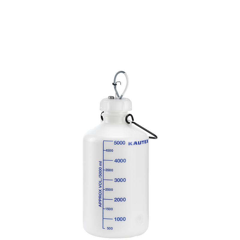 Ballonflasche 5 l mit Überlaufsensor (Rückstand)