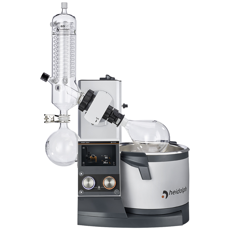 Hei-VAP Expert - modelo con elevador motorizado y juego de vidrio G3 vertical