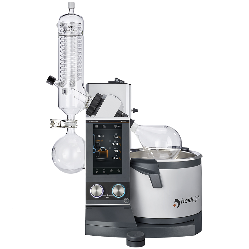 Hei-VAP Ultimate Control - modèle à levée manuelle à verrerie verticale G3