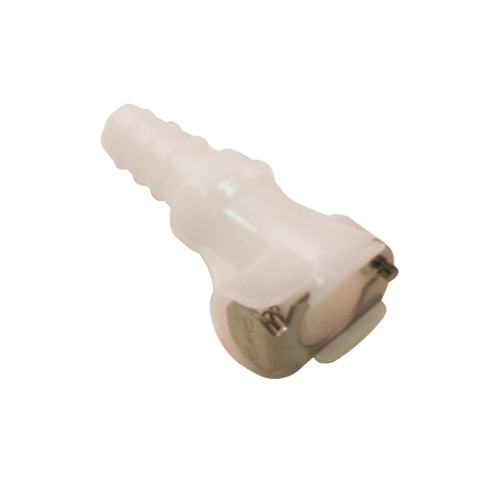 Quick Release Female, Barbed 9.5mm + No Shut-off (6.4mm ID)