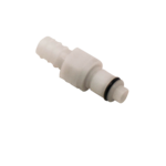 Quick Release Male, Barbed 9.5mm + Shut-off (6.4mm ID)
